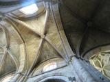 Bóvedas de crucería. Interior de Santa María del Azogue. Benavente. Zamora.